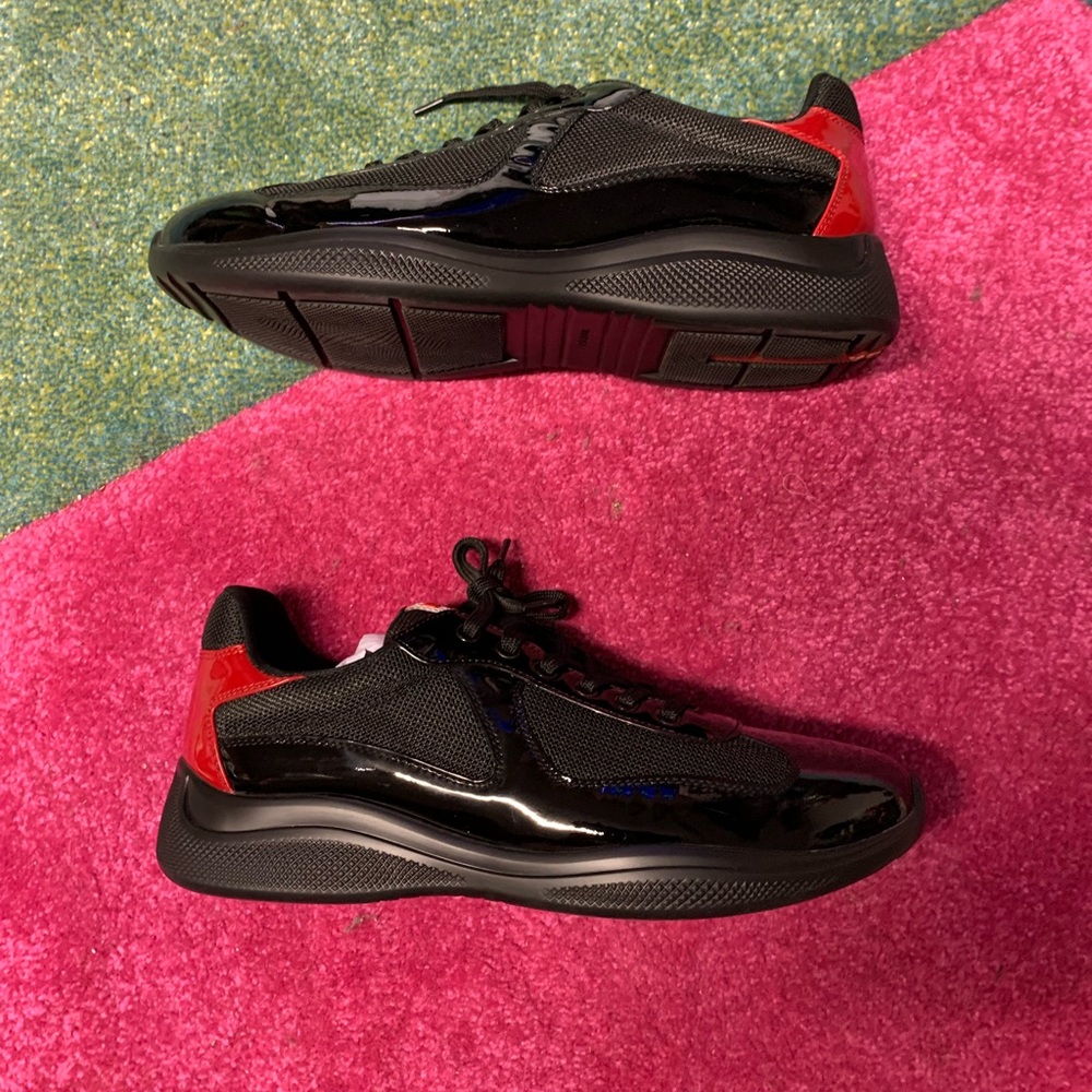 Black and Red Sneakers